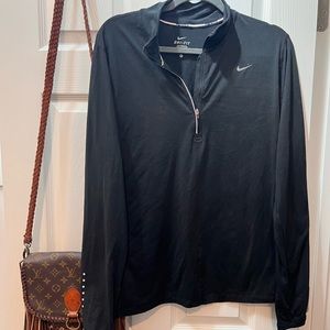 BUNDLE OF 2 quarter zip black Nike Running jackets (XL)